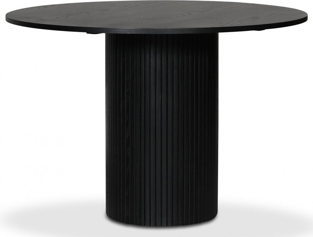 Nivel pyöreä ruokapöytä Ø110 cm - Mustaksi petsattu tammi Nivel pyöreä ruokapöytä Ø110 cm - Mustaksi petsattu tammi