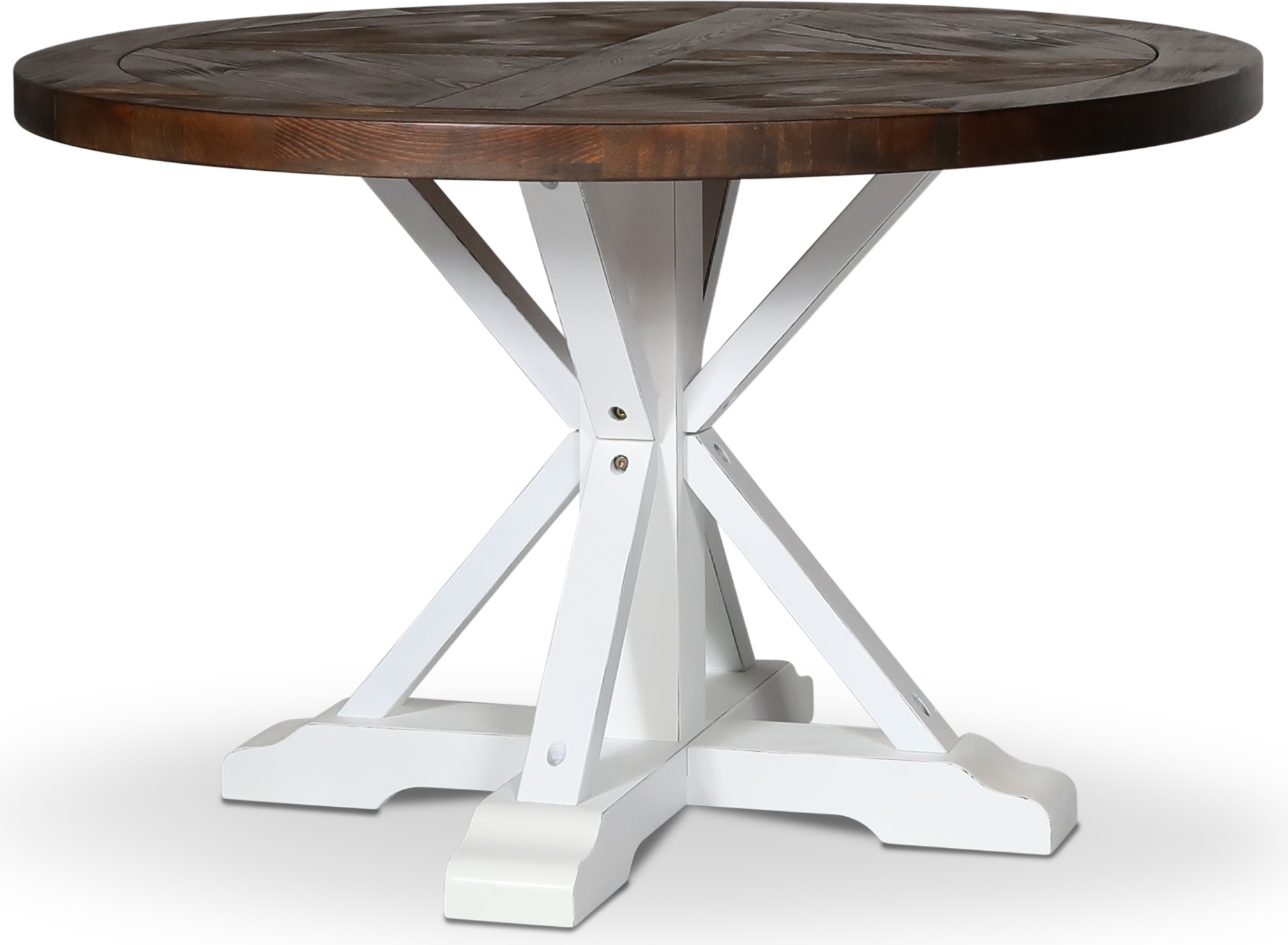 Kylpyamme py�re� ruokap�yt� �120 cm - Ruskea / Valkoinen