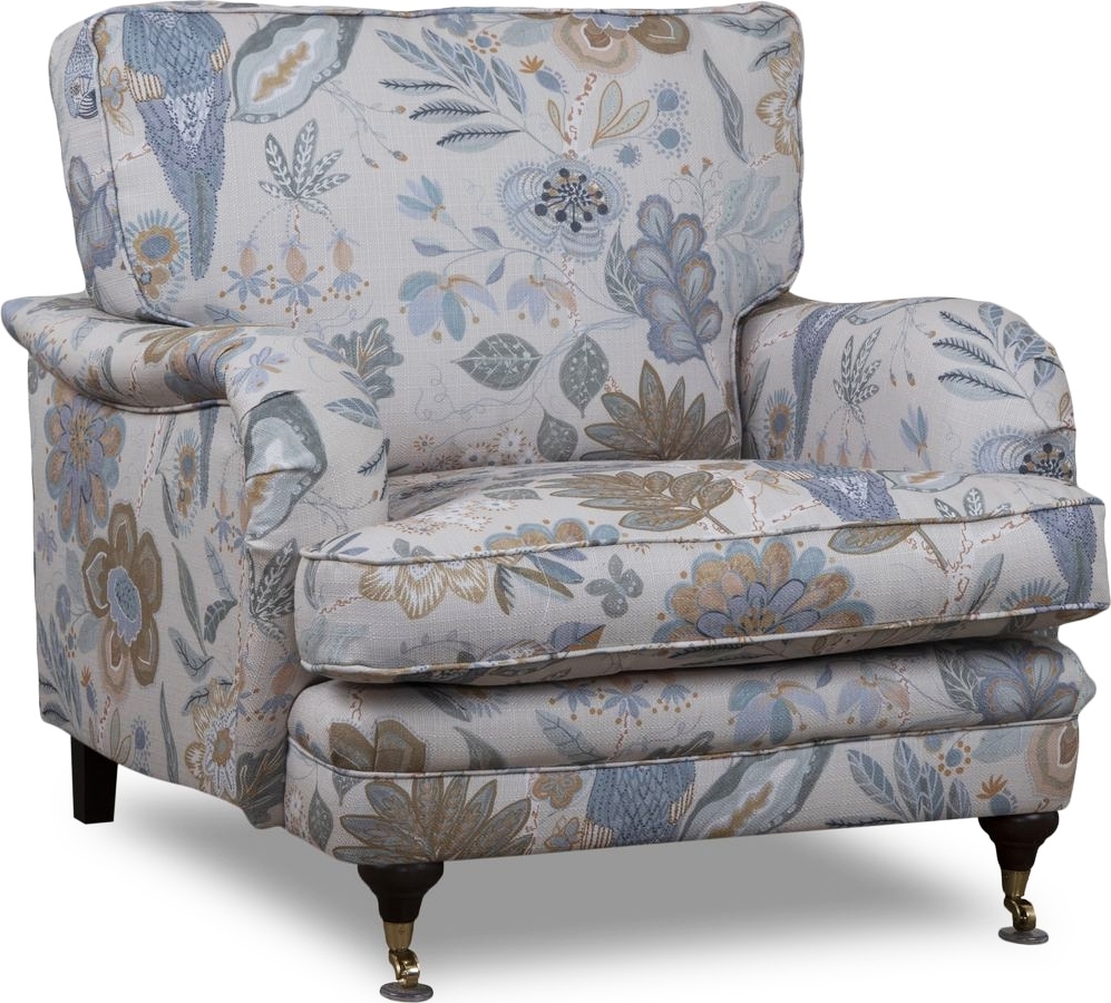 Spirit Howard nojatuoli kukkakankaasta - Eden Parrot beige