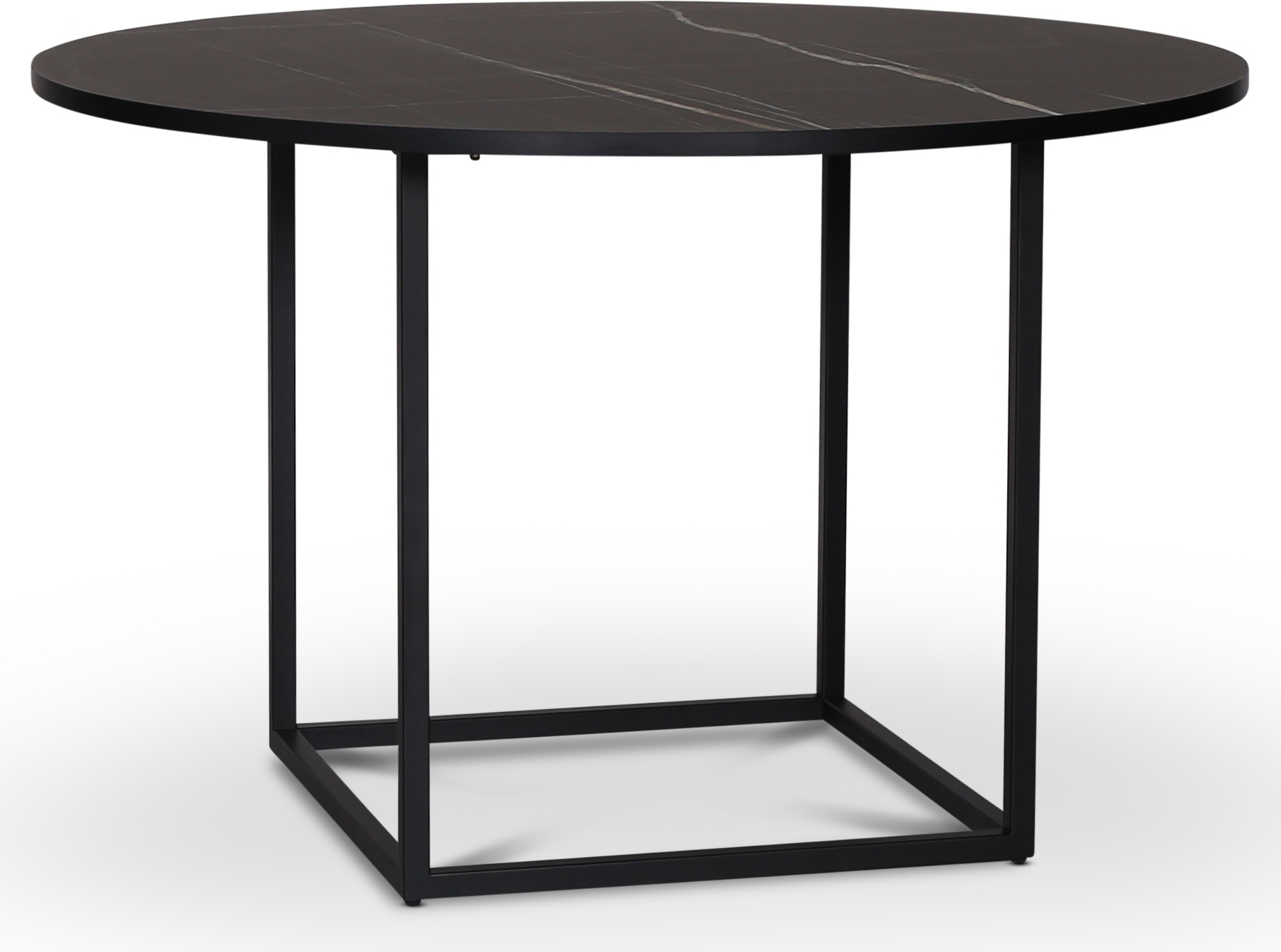 Sintorp py�re� ruokap�yt� �115 cm - Musta marmori (Exclusive laminaatti) + Huonekalujen tekstiilien hoito