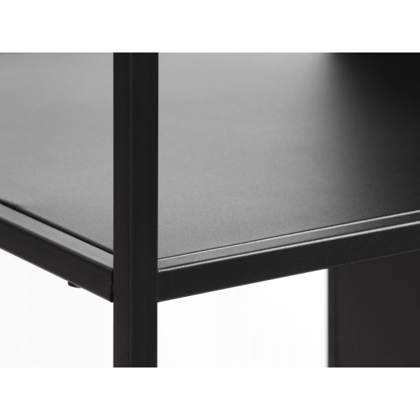 Billy musta vaatekaappi ovella H 180 cm Billy musta vaatekaappi ovella H 180 cm