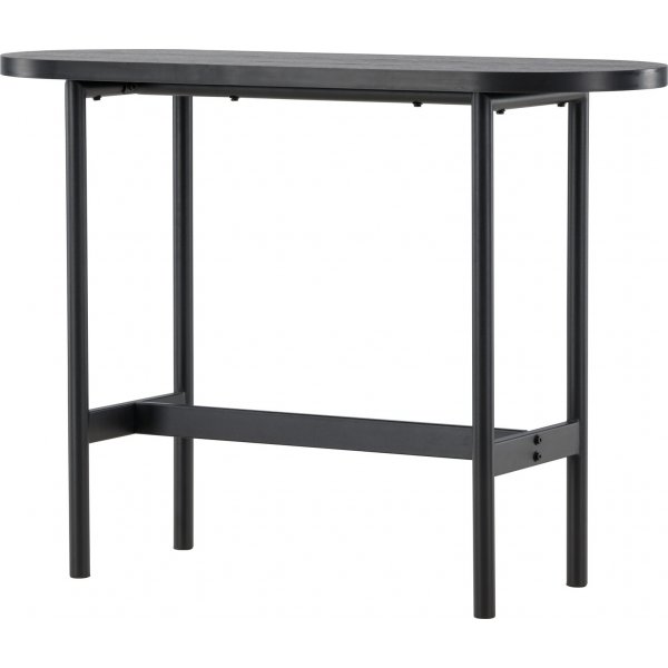 Luistin sivupyt 110 x 40 cm - Musta