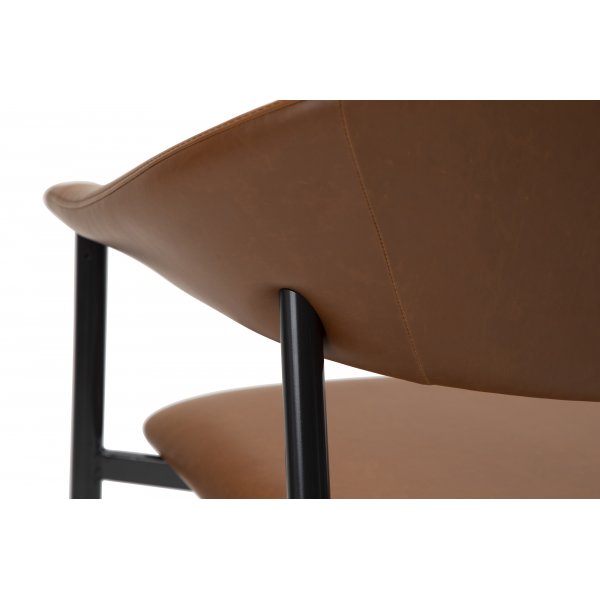 Rover lepotuoli - vaaleanruskea PU Rover lepotuoli - vaaleanruskea PU