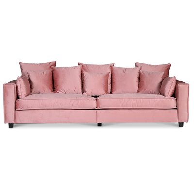 Brandy Lounge - Kolmen ja puolen istuttava sohva (dusty pink) + Huonekalujen tahranpoistoaine