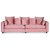 Brandy Lounge - Kolmen ja puolen istuttava sohva (dusty pink) + Huonekalujen hoitosarja tekstiileille