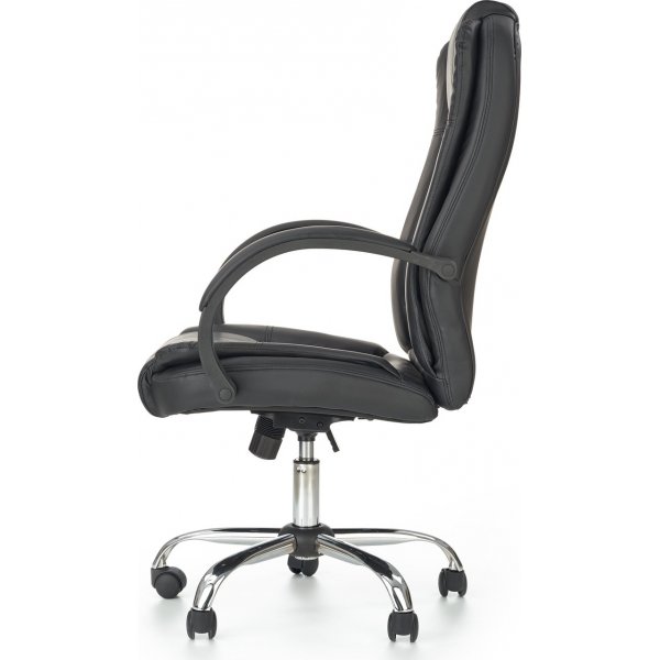 Bojan-työtuoli - Musta (Keinonahka) Bojan-työtuoli - Musta (Keinonahka)