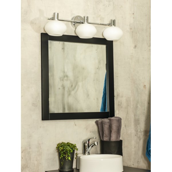 Elba seinävalaisin - Kromi/Opal valkoinen Elba seinävalaisin - Kromi/Opal valkoinen