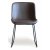 Graniitti ruokailuryhm; Pyt 180x90 cm tammi/musta, 6 Texas ruokapydn tuolia ruskea PU