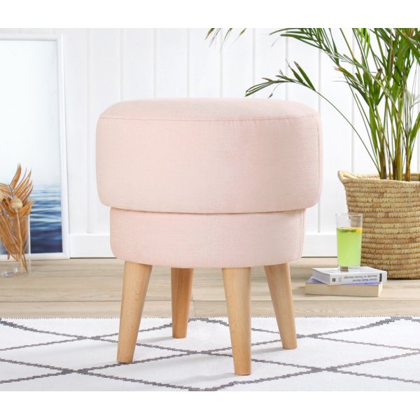 Veccio pouf - vaaleanpunainen Veccio pouf - vaaleanpunainen