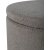 Jabar pouf - harmaa-beige nalle