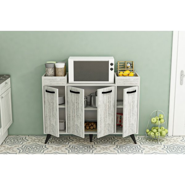 N�ytet��n senkki - harmaa/valkoinen