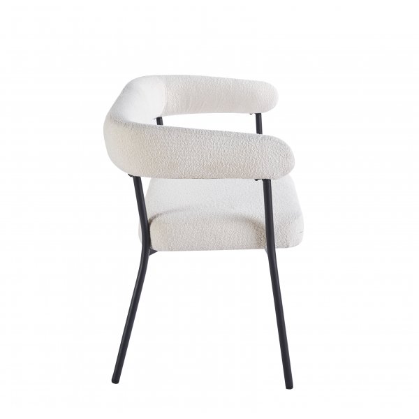 Wilma-sohva 123 cm leveä - Beige boucle Wilma-sohva 123 cm leveä - Beige boucle