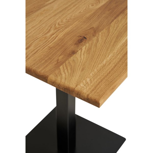 Lignano ruokapöytä 70 x 70 cm - Tammi/musta Lignano ruokapöytä 70 x 70 cm - Tammi/musta