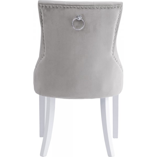 Tuva Decotique -tuoli (Selkkahva) - Beige sametti