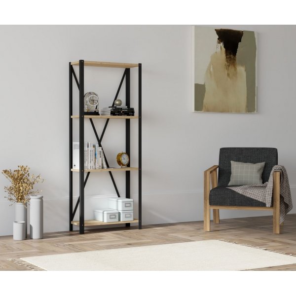 Lola kirjahylly - Sapphire tammi/musta Lola kirjahylly - Sapphire tammi/musta