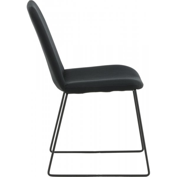 Minnie ruokapöydän tuoli - Musta kangas Minnie ruokapöydän tuoli - Musta kangas