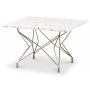 Terrazzo-sohvapyt 75x75 cm - Cosmos Terrazzo & Messinkinen Star-runko