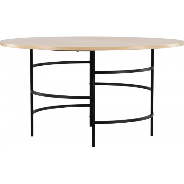 Copenhagen ruokap�yt� �140 cm - Whitewash/musta