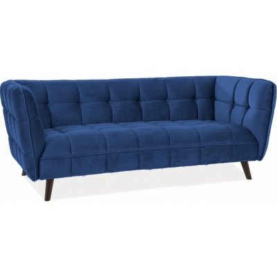 Renae 3-istuttava sohva sinist samettia