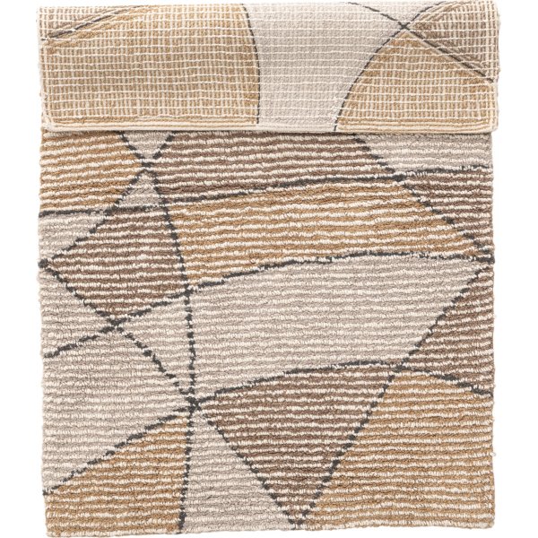 Loui-matto 60x90 cm - Harmaa/ruskea Loui-matto 60x90 cm - Harmaa/ruskea