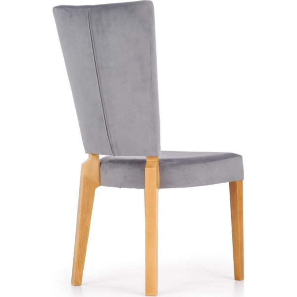 Tuoli Kiki - harmaa ja puu Tuoli Kiki - harmaa ja puu