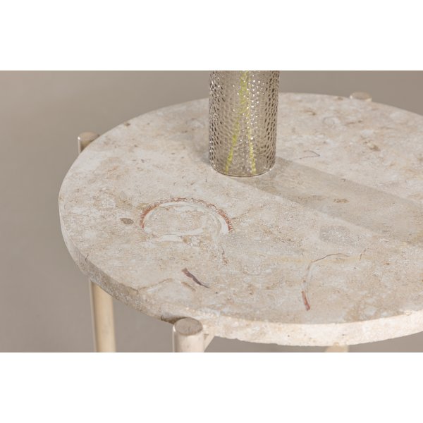 Sandhamn sohvapöytä Ø40 cm - beige Sandhamn sohvapöytä Ø40 cm - beige