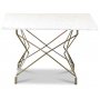 Terrazzo-sohvapyt 75x75 cm - Bianco Terrazzo & Messinkinen Star-runko