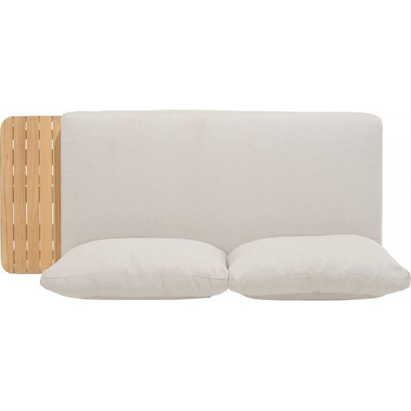 Portals lounge ryhmä 2 - Valkoinen/tiikki Portals lounge ryhmä 2 - Valkoinen/tiikki