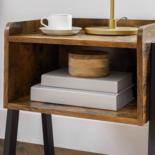 Sakarias sivupöytä 46 x 35 cm - Ruskea/musta Sakarias sivupöytä 46 x 35 cm - Ruskea/musta