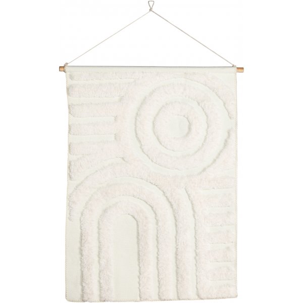 Nikita seinämatto 70 x 100 cm - Valkoinen Nikita seinämatto 70 x 100 cm - Valkoinen