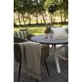 Ruokailuryhm Aster: Pyre pyt 112 cm ja 4 nojatuolia