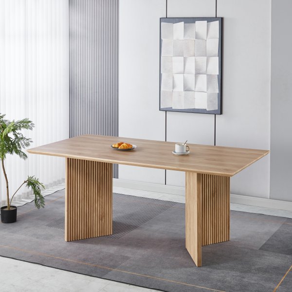 Crossby ruokapyt 180x90 cm - Tammi