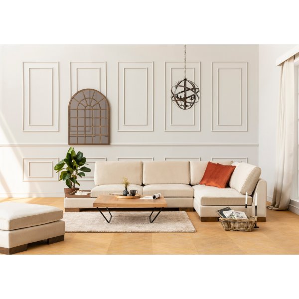 Tulppaani kulmasohva - beige