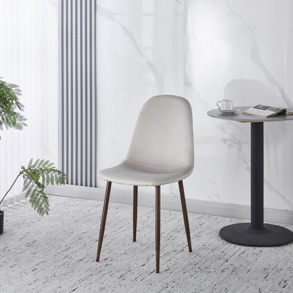 Alfred-ruokapöydän tuoli - Harmaa / Pähkinä Alfred-ruokapöydän tuoli - Harmaa / Pähkinä