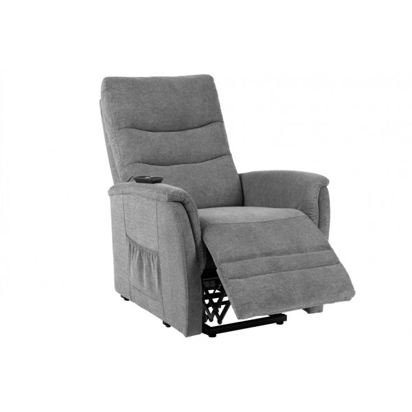 Dellin sähköinen lepotuoli nostolla - harmaa Dellin sähköinen lepotuoli nostolla - harmaa