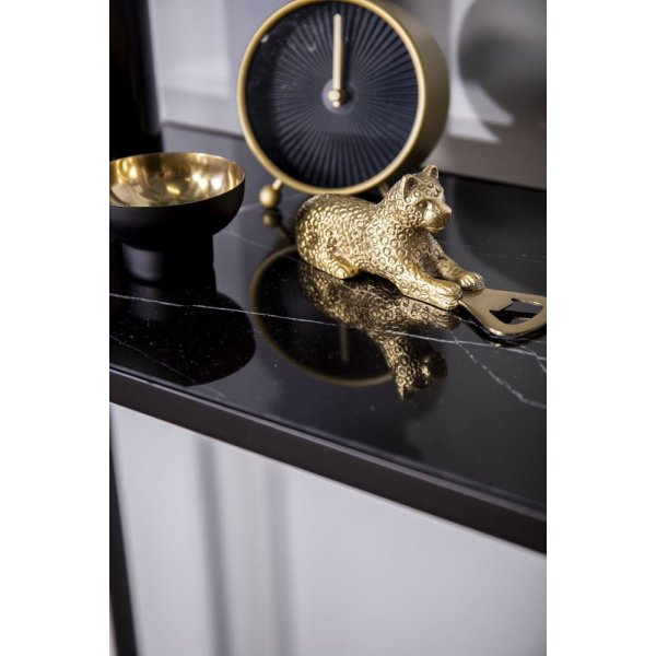 Sivupöytä Slope - Musta / Messinki Sivupöytä Slope - Musta / Messinki