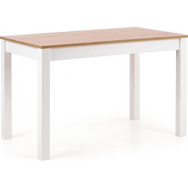 Bodviken-ruokapyt 120 cm - Valkoinen/tammi