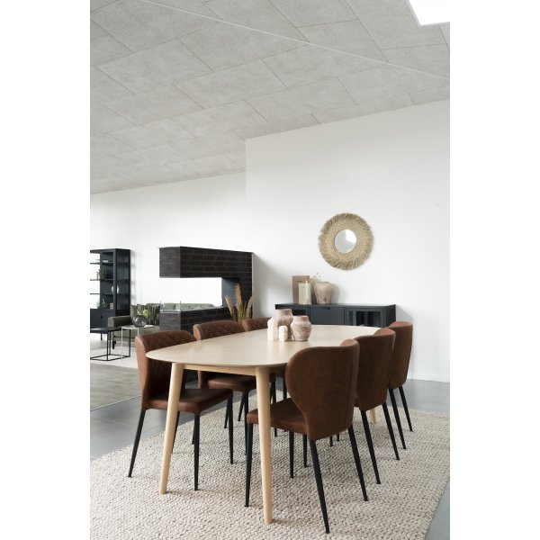 Carmona ruokapöytä 200 x 100 cm - Valkoinen öljytty tammi Carmona ruokapöytä 200 x 100 cm - Valkoinen öljytty tammi