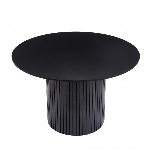 Ludvig pyöreä ruokapöytä 120 cm mustaksi petsattu tammi Ludvig pyöreä ruokapöytä 120 cm mustaksi petsattu tammi