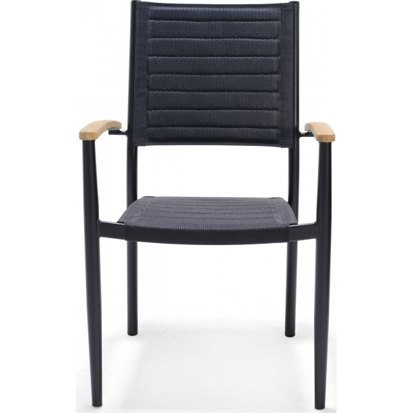 Portaalit ruokailuryhmä 5 - Musta/tiikki Portaalit ruokailuryhmä 5 - Musta/tiikki