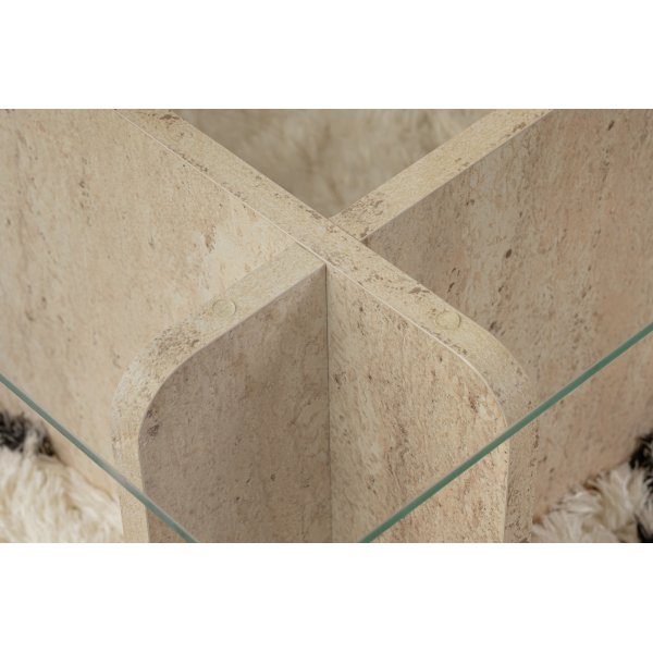 Vetrino sohvapöytä - Travertiini/marmori Vetrino sohvapöytä - Travertiini/marmori