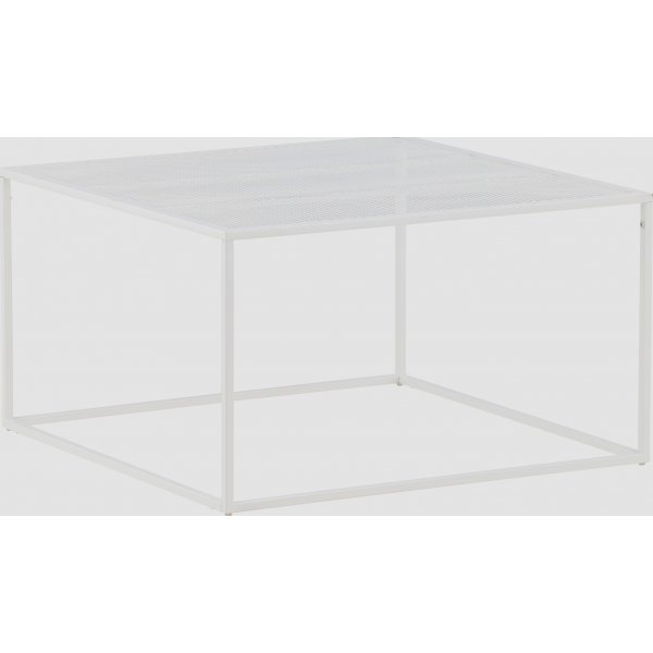 Netz sohvapöytä 80 x 80 cm - Valkoinen Netz sohvapöytä 80 x 80 cm - Valkoinen