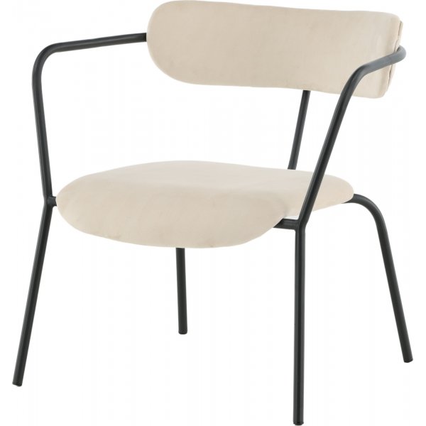 Shaun nojatuoli - beige sametti