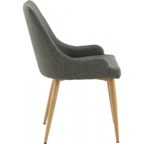 Paradis ruokapöydän tuoli - Tummanharmaa/tammi Paradis ruokapöydän tuoli - Tummanharmaa/tammi