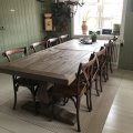 Asiakaskuva Paris vintage tuoli ristillä - Vintage ruskea