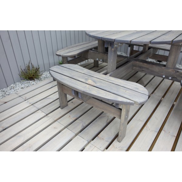 Ronda kalusteryhmä - Puutarhapenkki & pöytä yhdessä - Harmaa + Huonekalujen tahranpoistoaine Ronda kalusteryhmä - Puutarhapenkki & pöytä yhdessä - Harmaa + Huonekalujen tahranpoistoaine