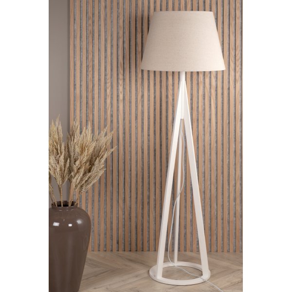 Anatoli-lattiavalaisin - valkoinen Anatoli-lattiavalaisin - valkoinen