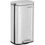 Totte roskakori 30 l - hopea