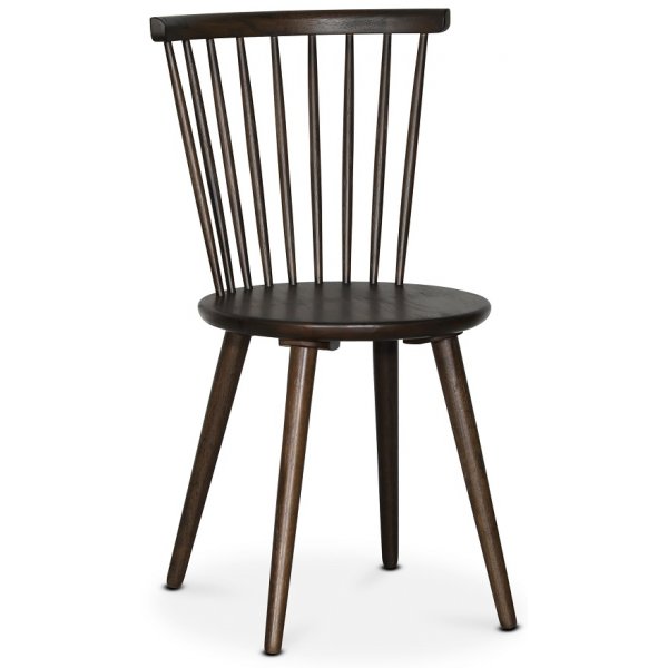 Omni ruokailuryhmä, pyöreä ruokapöytä Ø130 cm sis. 4 pyörätuolia - Savustettu tammi + 3.00 x Huonekalujen jalat Omni ruokailuryhmä, pyöreä ruokapöytä Ø130 cm sis. 4 pyörätuolia - Savustettu tammi + 3.00 x Huonekalujen jalat