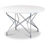 Terrazzo pyre sohvapyt  80 cm - Bianco Terrazzo & Star-kromirunko